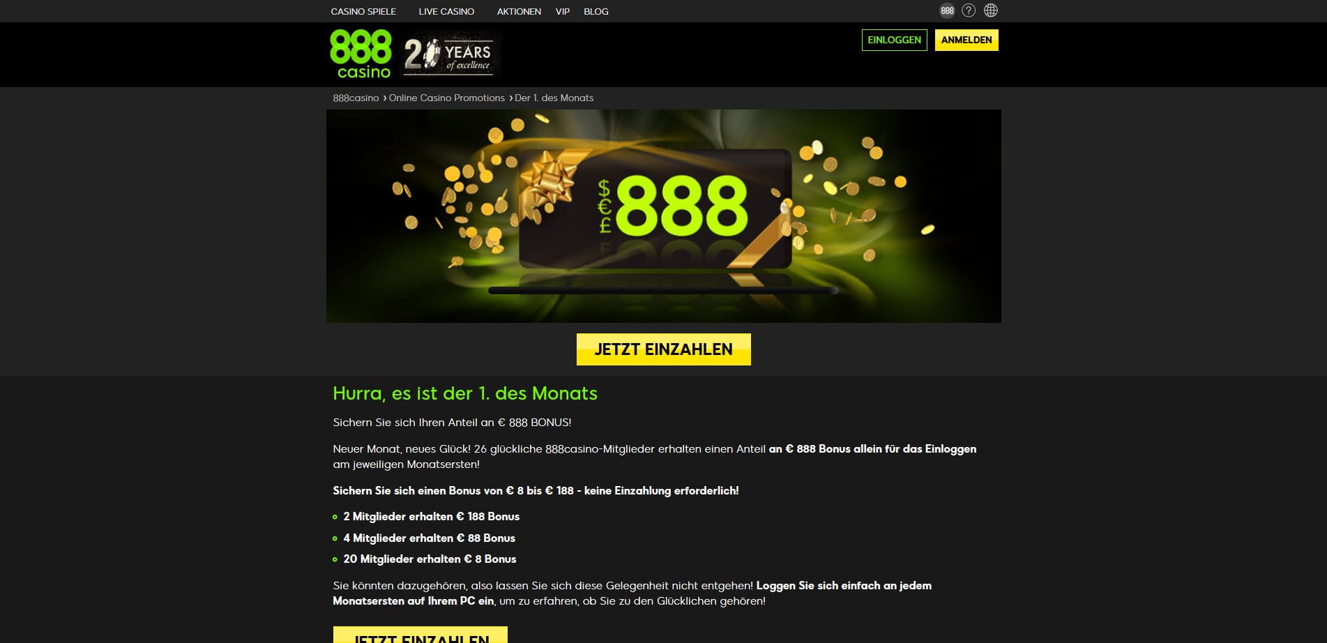 888 casino sign up bonus